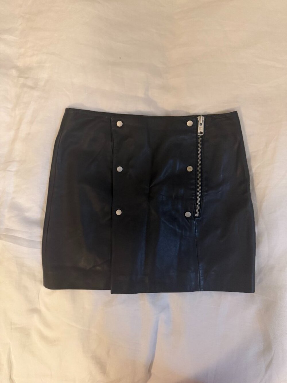 AllSaints Leather Mini Skirt